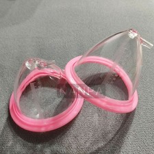 2PCS 70ML Rubber Mat Plastic Breast Cups For Breast Enlargement Vacuum Machine