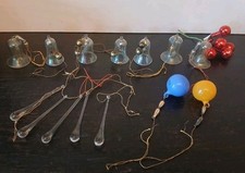 Weihnachtsbaum Dekoration Glocken, Kugeln, Lauscha Perlen - Bastelmaterial