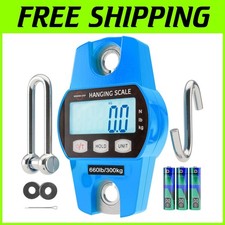660 LB Heavy-Duty Waterproof Digital Hanging Scale for Fishing Travel