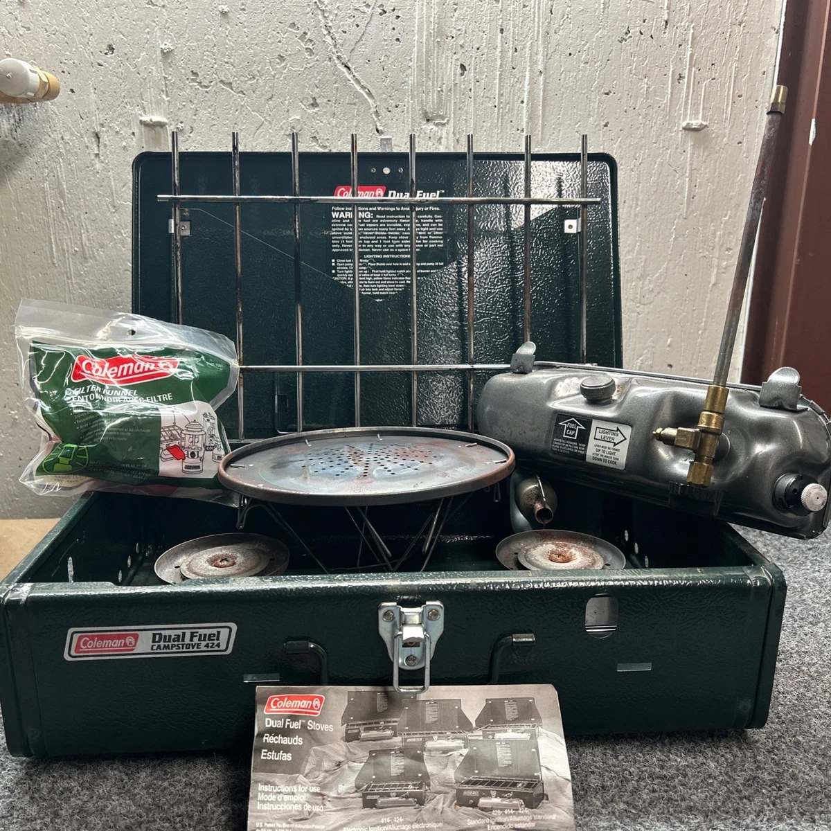 Coleman Dual Fuel Stove 424 for sale | eBay
