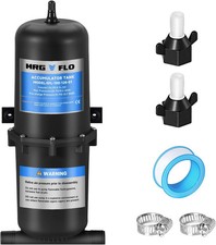 Pre-Pressurized Accumulator Tank - 1.0L, 125 PSI Max, 1/2" MNPT, Inner Bladder,