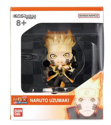 Naruto Uzumaki Chibi Masters Figure Naruto Shippuden Bandai KCM In Action Mode
