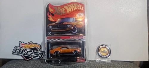 2021 Hot Wheels RLC '70 Mustang Boss 302 Red Line Club Car Membership Exclusive