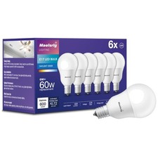 Bright 6W E17 Globe Bulbs, Daylight White 5000K