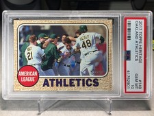 2017 Topps Heritage Oakland Athletics #149 - PSA 10 - POP 2