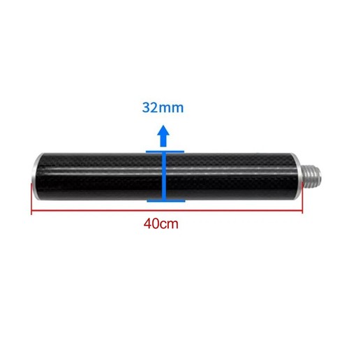 Carbon Fiber Surveying Pole 32mm Diameter with 5 8 X 11 Thread Compatible Rod - Picture 6 of 14