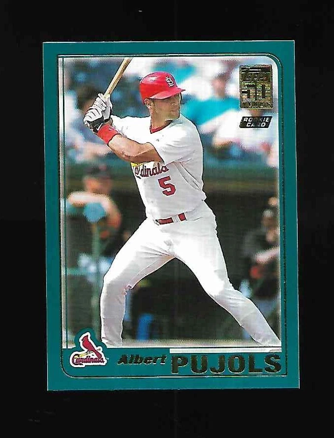 Topps Albert Pujols Rookie Baseball Sports Trading Cards