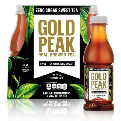 Zero Sugar Sweet Iced Tea, 16.9 fl oz Bottles, 6 Pack, Unsweetened Refreshing