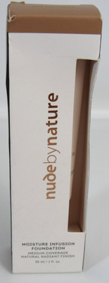 Nude By Nature Moisture Infusion Foundation Med Cover Natural Finis W10 CINNAMON