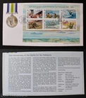 Guernsey Stamps: "Falklands Battle - 25th Anniversary" 6v S/S FDC 2007
