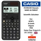 Casio ✅ FX-991CW Advanced Scientific Calculator A/AS Level Maths 540+ Funcs