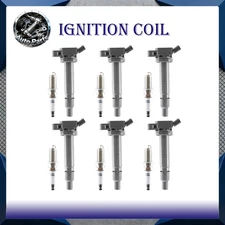 6X ~ Ignition Coil + Spark Plug Pack UF495 for Toyota Tacoma 4Runner 4.0L V6