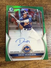 DIEGO MOSQUERA 2023 Bowman Chrome #CPA-DM 1st Green Refractor Auto /99