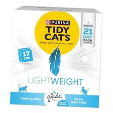 Purina Low Dust, Multi Cat, Clumping Cat Litter Odor Control Formula,