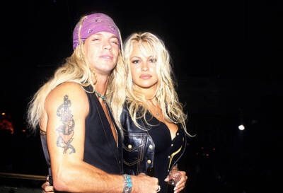 Bret Michaels of Poison Pamela Anderson at Webster Hall New York O - Old Photo