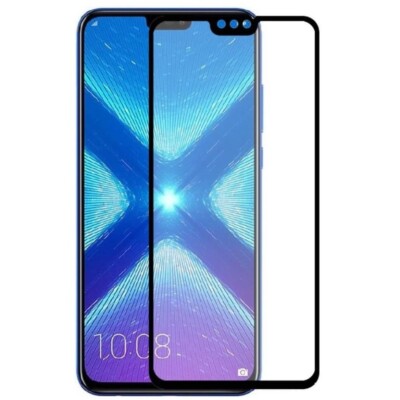 TEMPERED GLASS FULL COVERAGE GORILLA CURVED SCREEN PROTECTOR For HUAWEI HONOR 8X