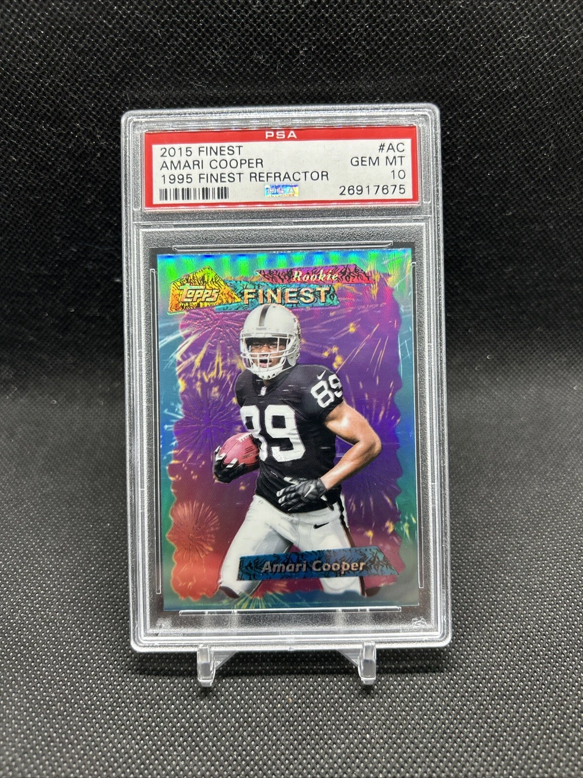 Amari Cooper Finest 1995 Finest Refractor #AC Base
