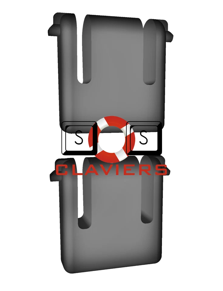 Steelseries Apex Pro Tkl Keyboard Spare Replacement Tilt Leg Stand Foot Set - Image 3 of 4