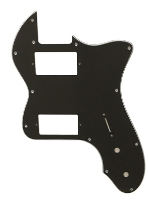 Pickguard For Fender 72 Telecaster Thinline PAF Guitar -3-Ply-BLACK
