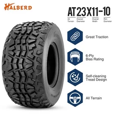 23x11-10 23x11x10 UTV ATV Tires 6Ply All Terrain Heavy Duty Replacement 6PR