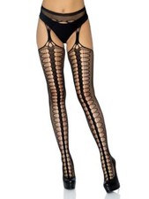 New Leg Avenue 1062 Scale Net Suspender Pantyhose