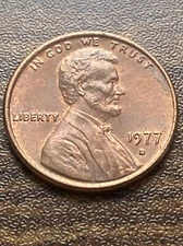 1977 D Lincoln Memorial Cent Penny Variety Error  Filled “D” Actual Coin TK4476*