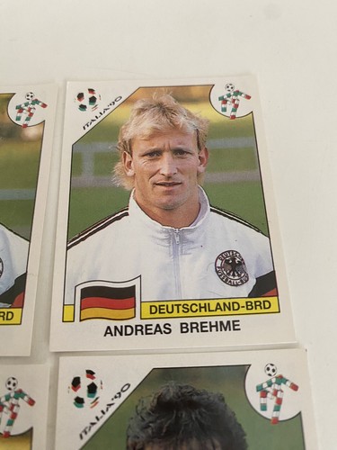 4x pegatinas Mundial Italia 90 Panini Alemania Occidental - Imagen 3 de 5