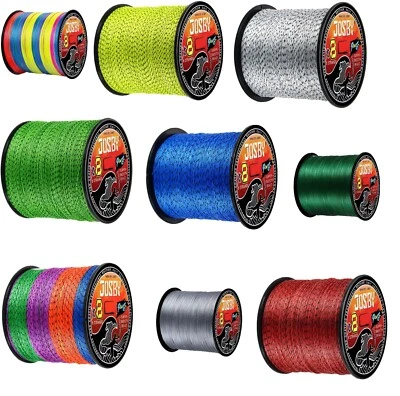 geflochtene Angelschnur 8 Fach 300m - 500m JOSBY Braid Power 0,14 - 0,50mm