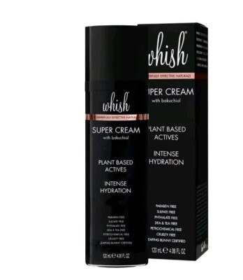 Whish Super Cream w/ Bakuchiol Hydrating Body Lotion 4.06 fl. oz. New In Box