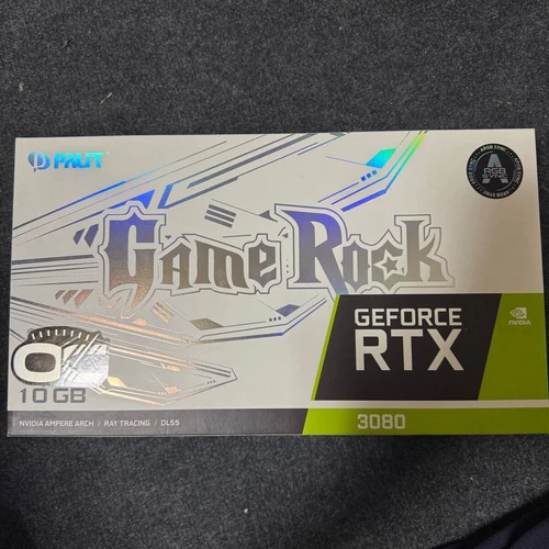 Palit GeForce RTX 3080 10GB GameRock GDDR6X GPU Graphics Card RGB LHR VR Ready