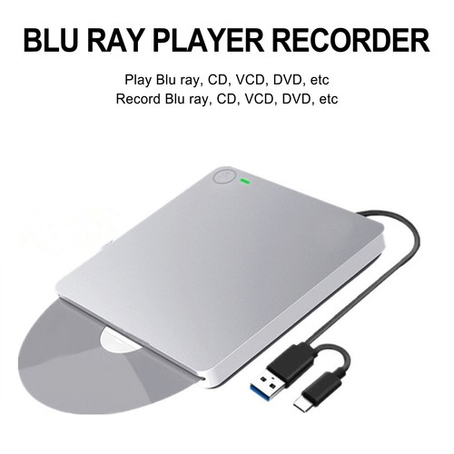 6X Genuine Burner External USB 3.0 Super Slim DVD BD Recorder Drive U7 - Afbeelding 9 van 26