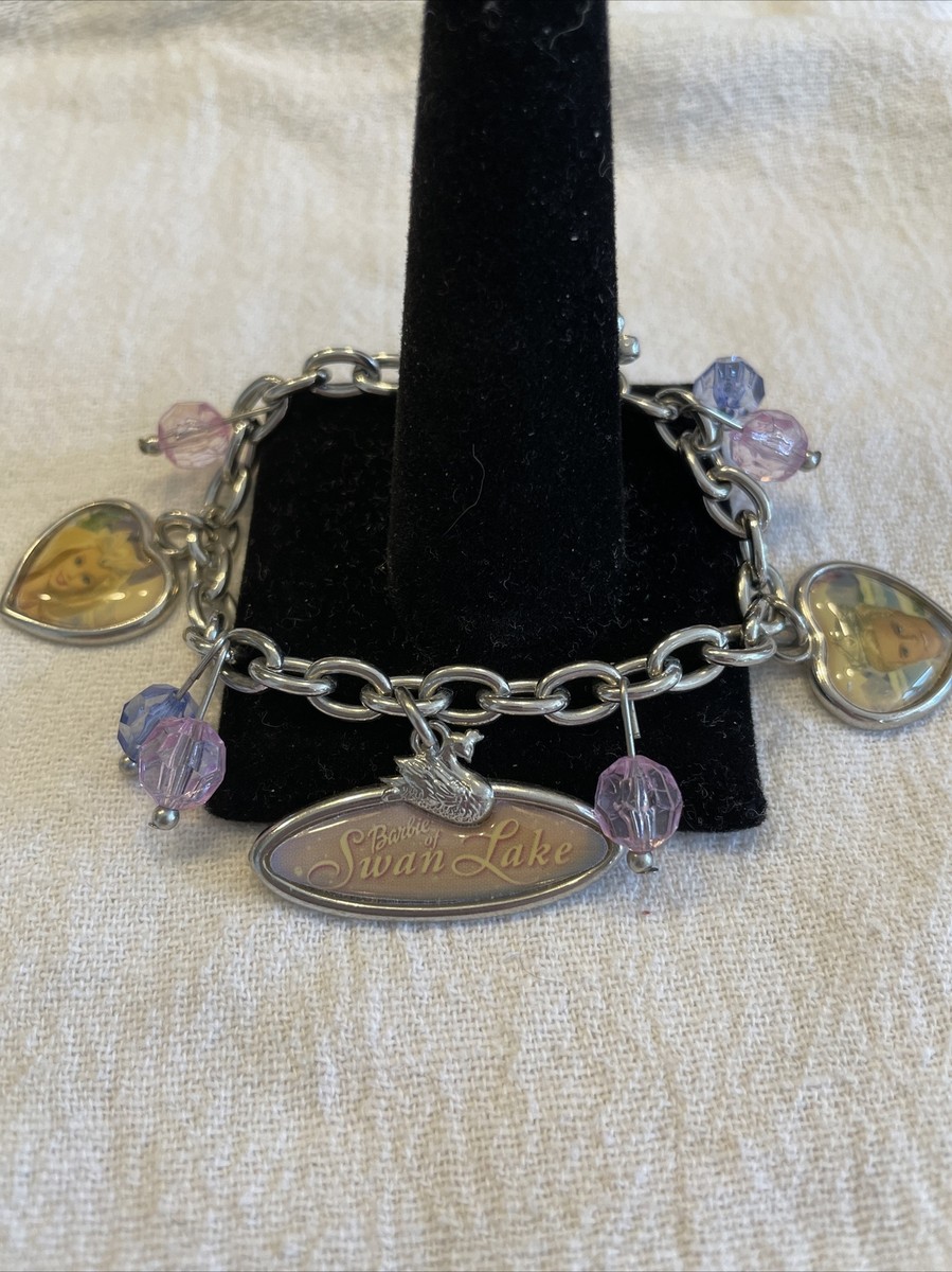 Vintage Style Barbie Charm Bracelet Swan Lake Barbie & Ken