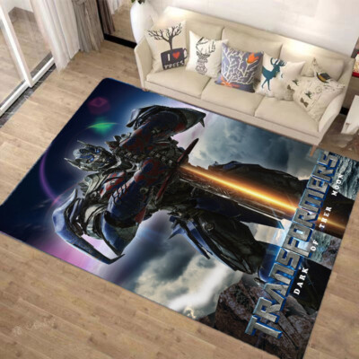 The Transformers Area Rugs Fluffy Rugs Floor Mats Bedroom Anti-skid Soft Carpet