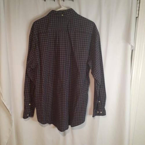 Tommy Hilfiger Casual Purple Red White Striped Long Sleeve Button Down Size XL - Picture 6 of 9