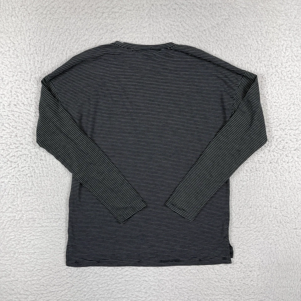 Camisa feminina camada marinha pequena listrada preta casual surfista praia viagem top - Imagem 2 de 4