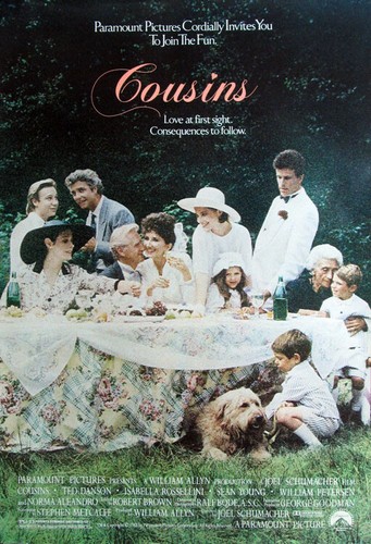 COUSINS great original 27x40 rolled movie poster 1989 (th53)