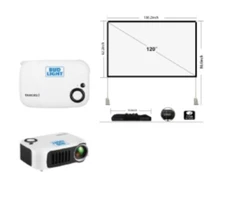 NEW Bud Light Summer Sweepstakes Backyard Projector and Screen Kit FREE SHIPPING
