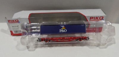 Piko 57706 Containerwagen DB AG V 1x40' Container ''P&O'' Ep. V   H0 1:87  OVP 