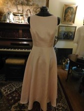 BEAUTIFUL "ALFRED SUNG" PINK FILE FORMAL DRESS/GOWN SLEVELESS S 6-8