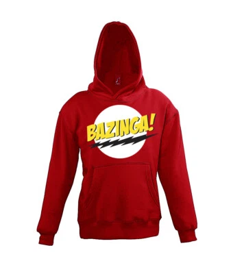 Youth Designz Kinder Hoodie Bazinga Pullover Print Lustig Sheldon Big Bang Fun