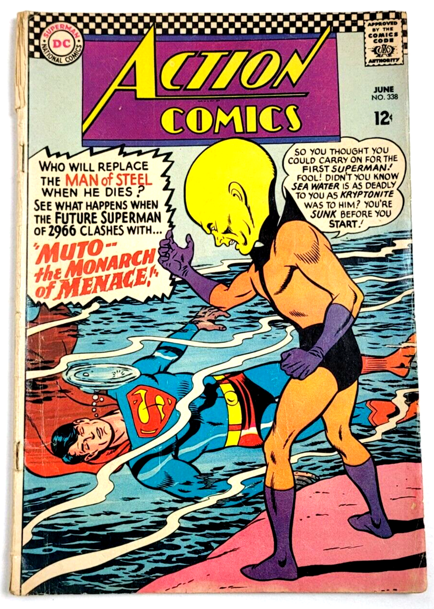 ACTION COMICS #338 (1966) - VG- / SUPERMAN / MUTO | eBay