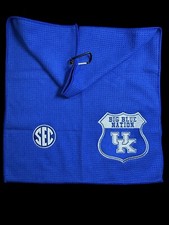 Univ of Kentucky (UK) Golf Towel (8inx25in) 2 Sides (70k Stitches)