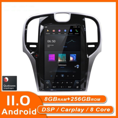 For Chrysler 300c 300s 2011-2019 Car Radio Tesla Screen 2din Stereo Receiver128g