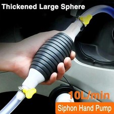 Hand Siphon Pump Petrol Diesel Water Oil Liquid Fuel Transfer Easy Use Pump Uk