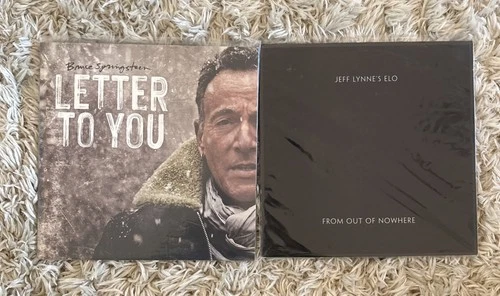 Rare Bruce Springsteen ELO Elo Record Lot Hologram Album Vinyl