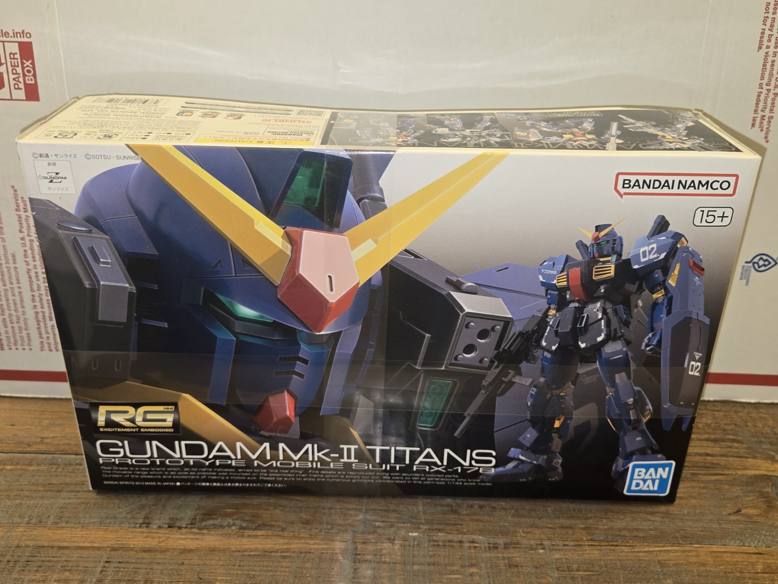 Bandai RG #07 Gundam Mk-II Titans Prototype Mobile Suit RX-178 1/144 Model Kit