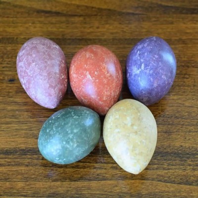 Marbled Gourd Easter Eggs Set/5