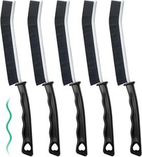 5 Pcs Crevice Cleaning Brush Multifunctional Hard Bristle Gap Black