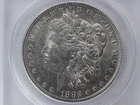 NobleSpirit Scarce 1882 O/S Morgan Silver Dollar ANACS Authentic