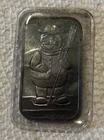 1 oz .999 Fine Silver Bar 1996 Christmas Frosty the Snowman Unusual